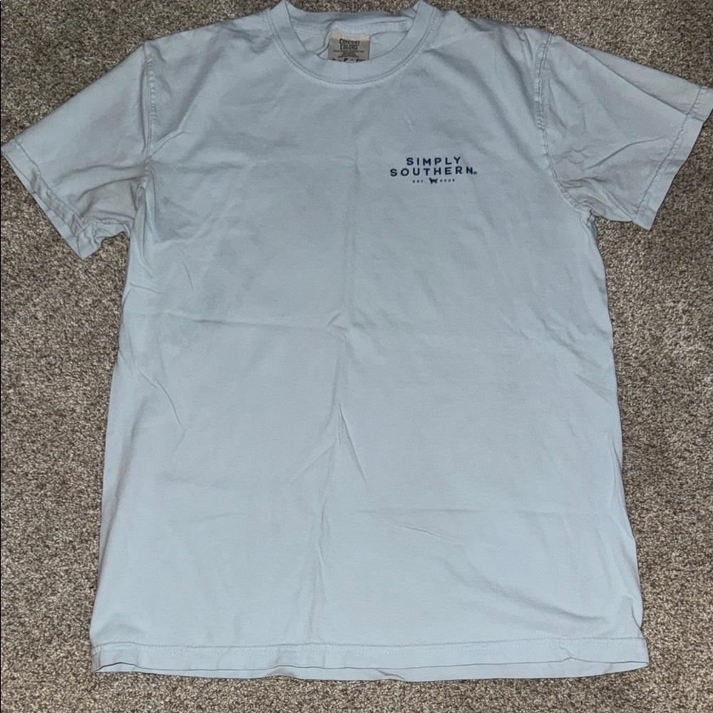 Simply Southern Light Blue Casual Tee